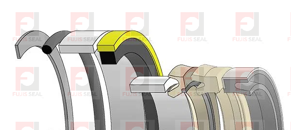 1543267C1 Seal Kit For 580 Super L Case Backhoe Loader Dipper EXT Cylinder - product detail 2