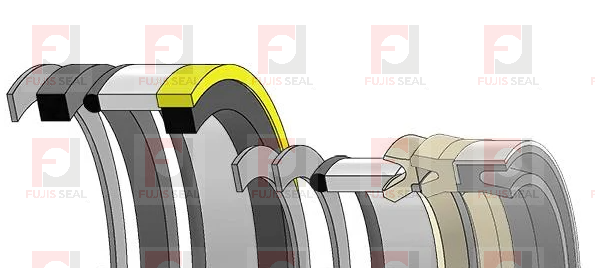 1543305C1 seal kit for 621B 621C Case wheel loader lift cylinder