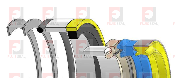 2350354 Inch seal kit for caterpillar backhoe loader bucket cylinder fits 416D 416E 420D