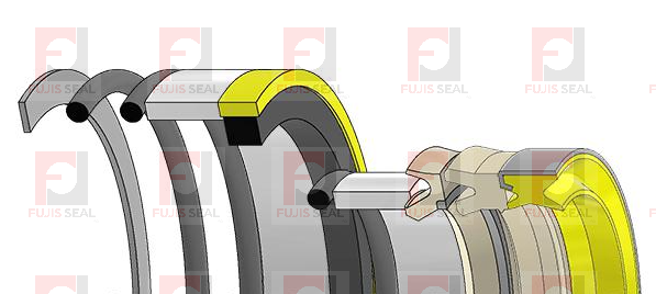 2350972 seal kit for Caterpillar backhoe loader Boom cylinder fits 424D