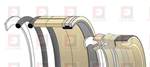 Caterpillar Excavator, CTC-1057253, Hydraulic Seal Kit, Rod 55.000 x Bore 80.000, Models 307, 307B, 308B