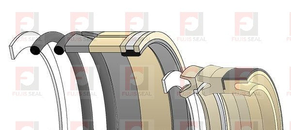 Caterpillar Excavator, CTC-1057480, Hydraulic Seal Kit, Rod 55.000 x Bore 100.000, Models 307, 307B