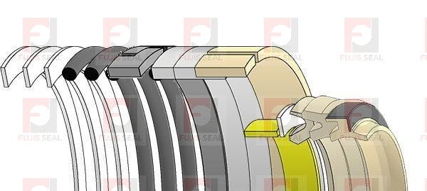1697838 NOK Seal Kit For Caterpillar Excavator Arm Stick Cylinder 312B 312BL 313B - product detail 2