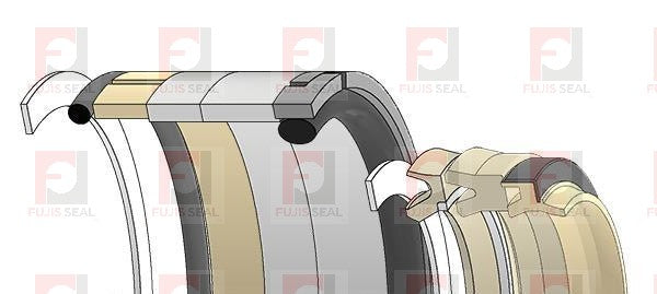 1709827 NOK Seal Kit For CAT315BL 317BL Caterpillar Excavator Bucket Cylinder - product detail 2