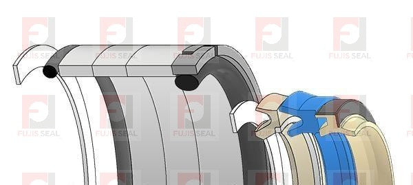 1709830 NOK Seal Kit For CAT365 365B Caterpillar Excavator Bucket cylinder(130x180) - product detail 2