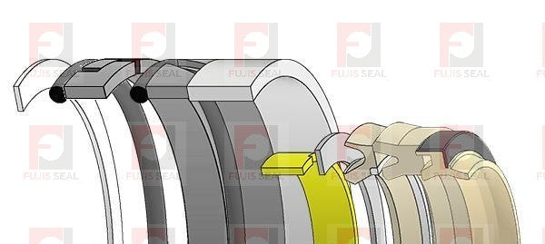 1764914 NOK Seal Kit For Caterpillar Excavator Bucket Cylinder for CAT 320B 320BL - product detail 2