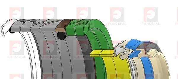 Caterpillar Excavator, CTC-2668012, Hydraulic Seal Kit, Rod 100.000 x Bore 140.000, Models 320D, 320D L, 320D LN, 320D LRR, 320D RR, 324D L