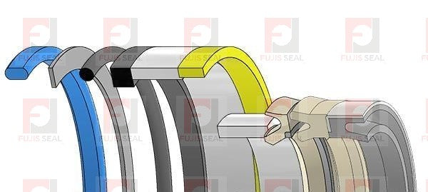 Caterpillar Excavator, CTC-3E8889, Hydraulic Seal Kit, Rod 3.500 x Bore 6.000, Models 225B, 225D, 229