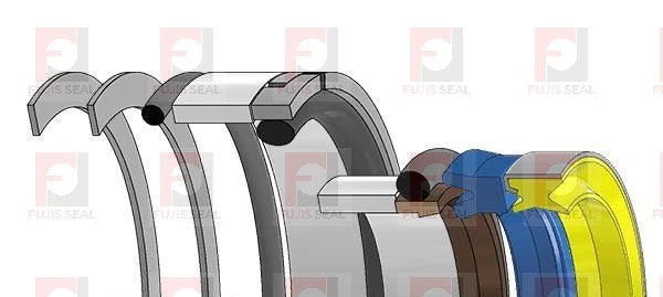 7X2783 Inch Seal Kit For Caterpillar Backhoe Loader Tilt Lift Cylinder 426B 426C 428B 428C - product detail 3