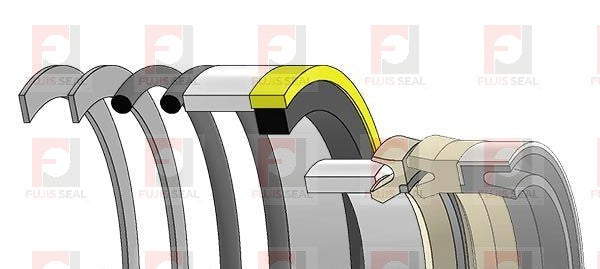 7X2825 Inch Seal Kit For Caterpillar Backhoe Loader Stick Cylinder 436C 446B - product detail 3