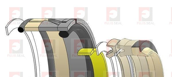 Caterpillar Excavator, CTC-7Y5147, Hydraulic Seal Kit, Rod 95.000 x Bore 130.000, Models 325, 325L, 325N, M320