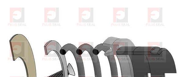 D42875 Case Backhoe Loader Hydraulic Seal Kit