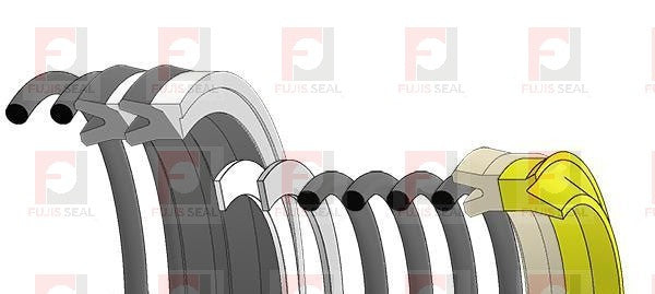 Hitachi Excavator, HIT-4101443, Hydraulic Seal Kit, Rod 80.000 x Bore 130.000, Models UH045, UH061