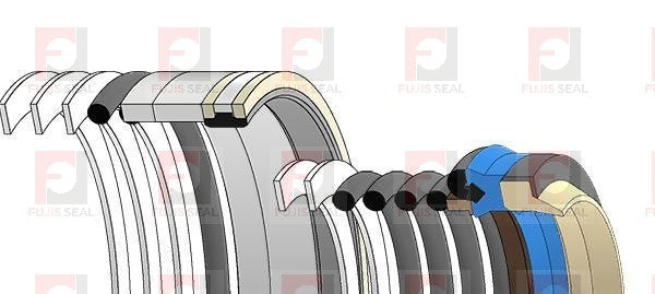 Hyundai Excavator, HYU-31E7-2712, Hydraulic Seal Kit, Rod 120.000 x Bore 185.000, Models R420LC, R450LC