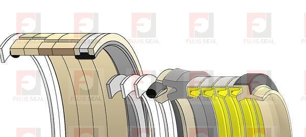 Hyundai Excavator, HYU-31Y1-12630, Hydraulic Seal Kit, Rod 100.000 x Bore 160.000, Models R210LC-3