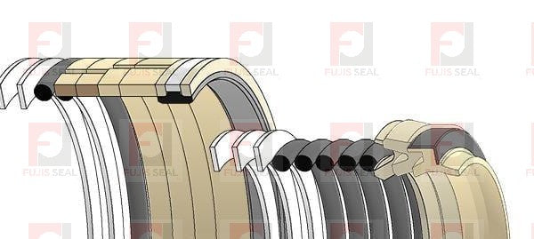 31Y1-20430 Seal Kit For R160LC-7 Hyundai Excavator Boom Cylinder - product detail 2
