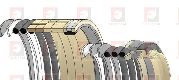 31Y1-30111 NOK Seal Kit For R290LC-7A Hyundai Excavator Arm Cylinder - product detail 2