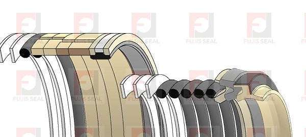Hyundai Excavator, HYU-31Y1-36850, Hydraulic Seal Kit, Rod 70.000 x Bore 100.000, Models R210LC-9