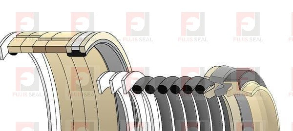 Hyundai Excavator, HYU-31Y1-36851, Hydraulic Seal Kit, Rod 70.000 x Bore 100.000, Models R210LC-9