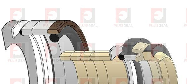 Hyundai Excavator, HYU-91E2-2707, Hydraulic Seal Kit, Rod 95.000 x Bore 145.000, Models R280LC, R320LC-1