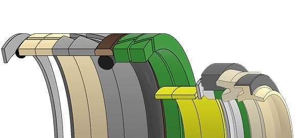 Case Excavator, JIC-164494A1, Hydraulic Seal Kit, Rod 80.000 x Bore 115.000, Models 9010B