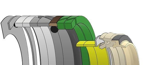 Case Excavator, JIC-LZ00455, Hydraulic Seal Kit, Rod 75.000 x Bore 105.000, Models CX135SR