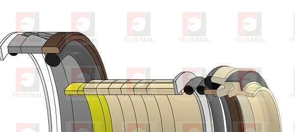 Kobelco Excavator, KOB-2438U1104R500, Hydraulic Seal Kit, Rod 100.000 x Bore 145.000, Models SK200, SK200 IV, SK200LC, SK200LC IV, SK210 IV, SK210LC