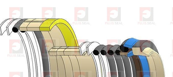 Kobelco Excavator, KOB-2438U1106R300, Hydraulic Seal Kit, Rod 85.000 x Bore 125.000, Models SK200, SK200 III, SK200LC, SK200LC III