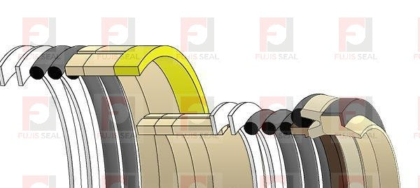 Kobelco Excavator, KOB-2438U1132R300, Hydraulic Seal Kit, Rod 80.000 x Bore 120.000, Models SK115DZ IV, SK120, SK120LC