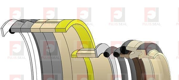 Kobelco Excavator, KOB-2438U1946R300, Hydraulic Seal Kit, Rod 80.000 x Bore 120.000, Models SK150, SK150LC, SK150LC III, SK150LC IV, SK160LC IV