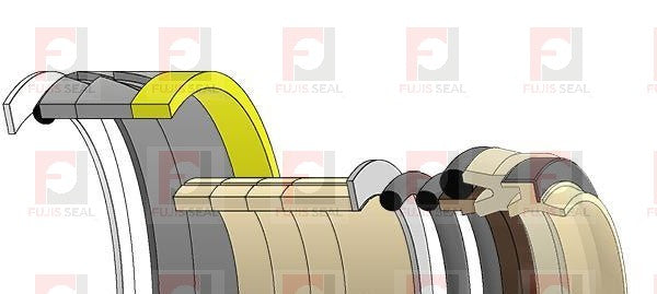 Kobelco Excavator, KOB-2438U1949R500, Hydraulic Seal Kit, Rod 75.000 x Bore 110.000, Models SK150, SK150LC, SK150LC III