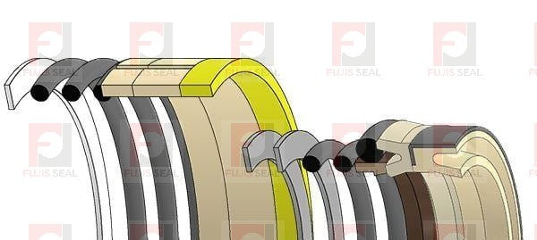Kobelco Excavator, KOB-YX01V00006R300, Hydraulic Seal Kit, Rod 65.000 x Bore 110.000, Models SK115SRDZ, SK115SRDZ-1E, SK135SR, SK135SR-1E, SK135SRL, SK135SRL-1E, SK135SRLC, SK135SRLC-1E