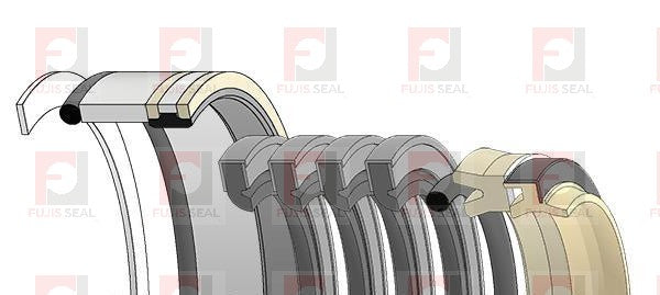 Komatsu Excavator, KOM-707-98-25500, Hydraulic Seal Kit, Rod 50.000 x Bore 90.000, Models GD405A-1, GD505A-2, GD605A-3, PC40-5