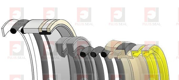 Komatsu Excavator, KOM-707-98-25980, Hydraulic Seal Kit, Rod 50.000 x Bore 75.000, Models PC50MR-2