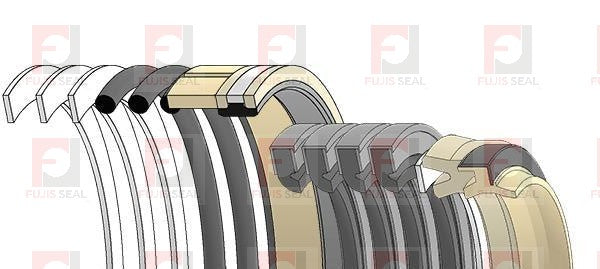 Komatsu Excavator, KOM-707-98-26560, Hydraulic Seal Kit, Rod 55.000 x Bore 90.000, Models PC40-7