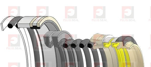 Komatsu Excavator, KOM-707-98-26720, Hydraulic Seal Kit, Rod 55.000 x Bore 90.000, Models PC78MR-6, PC78US-6, PC88MR-8