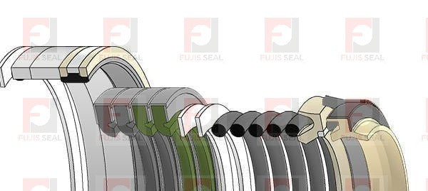 Komatsu Excavator, KOM-707-99-36330, Hydraulic Seal Kit, Rod 65.000 x Bore 100.000, Models PC138USLC-2
