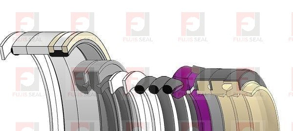 Komatsu Excavator, KOM-707-99-37150, Hydraulic Seal Kit, Rod 70.000 x Bore 105.000, Models PC160LC-7-E0, PC160LC-8