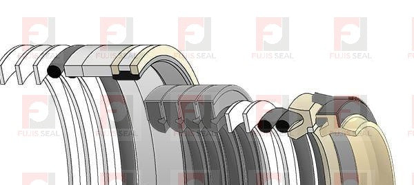 Komatsu Excavator, KOM-707-99-37310, Hydraulic Seal Kit, Rod 70.000 x Bore 105.000, Models PC130-7K