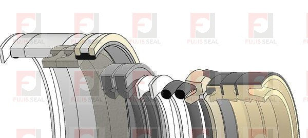 Komatsu Excavator, KOM-707-99-45040, Hydraulic Seal Kit, Rod 80.000 x Bore 115.000, Models PC210LC-8K, PC228USLC-8
