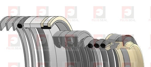 Komatsu Excavator, KOM-707-99-50500, Hydraulic Seal Kit, Rod 95.000 x Bore 135.000, Models PC210LC-8K