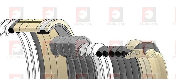 Komatsu Excavator, KOM-707-99-56310, Hydraulic Seal Kit, Rod 90.000 x Bore 140.000, Models PC1000-1