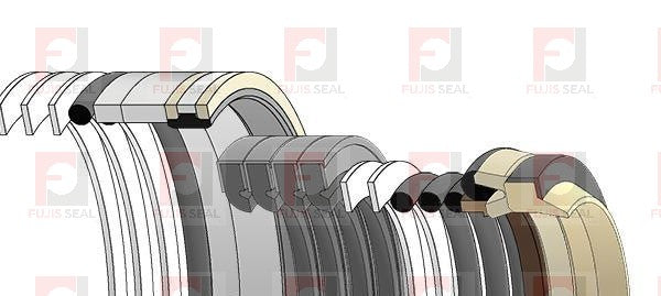 Komatsu Excavator, KOM-707-99-67110, Hydraulic Seal Kit, Rod 110.000 x Bore 160.000, Models PC300-5, PC300LC-5, PC300-6, PC340-6K, PC340LC-6K, PC340NLC-6K, PC350-6