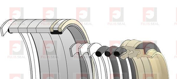 Komatsu Excavator, KOM-707-99-77250, Hydraulic Seal Kit, Rod 140.000 x Bore 200.000, Models PC1000-1