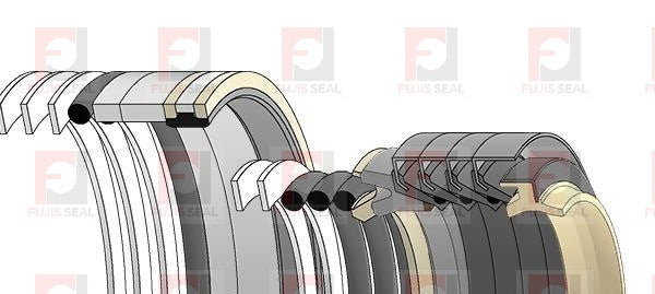 Komatsu Excavator, KOM-707-99-78740, Hydraulic Seal Kit, Rod 160.000 x Bore 225.000, Models PC1250-7, PC1250-8, PC1250LC-7, PC1250LC-8, PC1250SP-7, PC1250SP-8