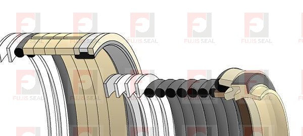 Komatsu Excavator, KOM-707-99-89200, Hydraulic Seal Kit, Rod 170.000 x Bore 250.000, Models PC1000-1, PC1000SE-1, PC1000SP-1