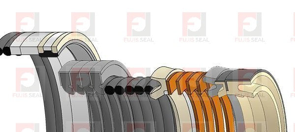 Komatsu Excavator, KOM-721-98-00160, Hydraulic Seal Kit, Rod 85.000 x Bore 120.000, Models PC210LCi-10