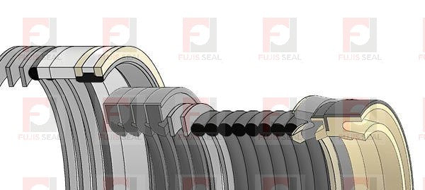 Komatsu Excavator, KOM-721-98-00170, Hydraulic Seal Kit, Rod 95.000 x Bore 135.000, Models PC210LCi-10, PC238USLC-11