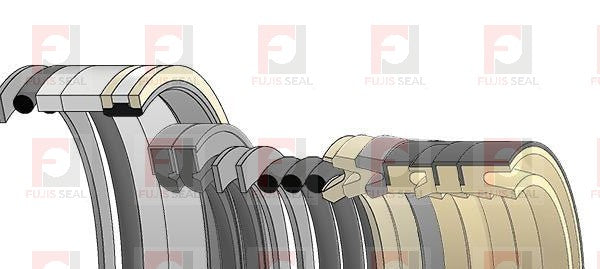 Komatsu Excavator, KOM-721-98-00180, Hydraulic Seal Kit, Rod 80.000 x Bore 115.000, Models PC210LCi-10, PC210LCi-11