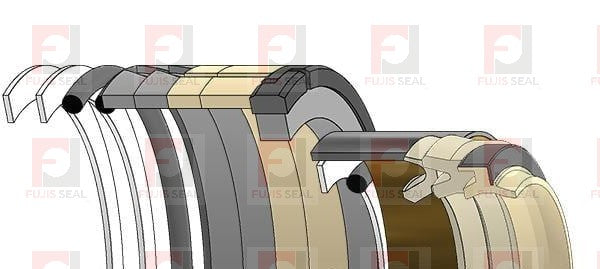 14514455 NOK Seal Kit For Volvo Excavator Boom Cylinder Fits EC240B EC240B LC EC240B LR - product detail 2